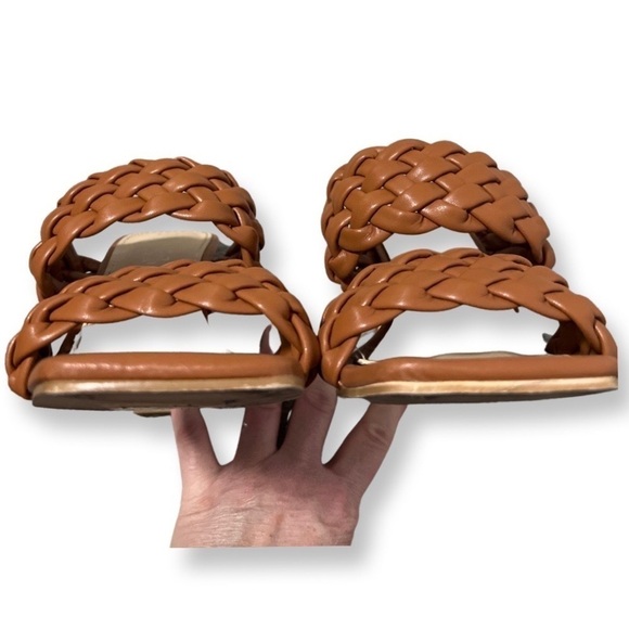 MUDD Woman’s Brown Braided High Heeled Sandals Size 7 - Picture 6 of 7